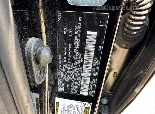 JTJAM7BXXL5243217 2020 LEXUS GX Черный Вид задней части салона
