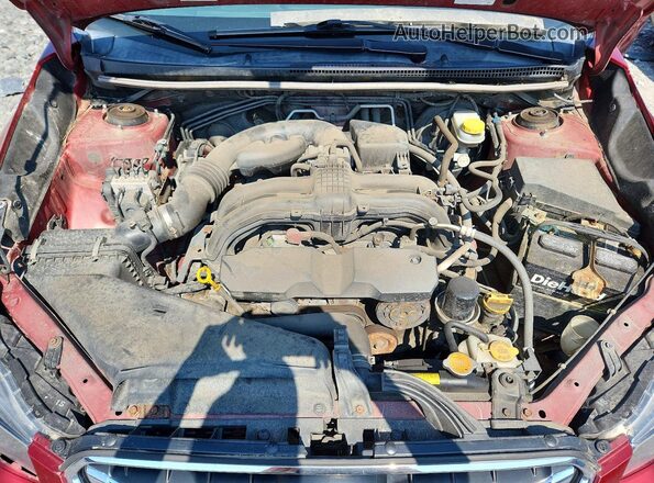 JF1GPAB61G8223540 2016 SUBARU IMPREZA Red Vista del compartimento del motor
