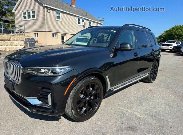 5UXCW2C03M9H82428 2021 BMW X7 Black Հետևի ձախ