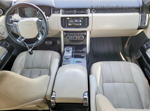 SALGS2EF9GA279320 2016 LAND ROVER RANGE White Vista del cuadro de instrumentos