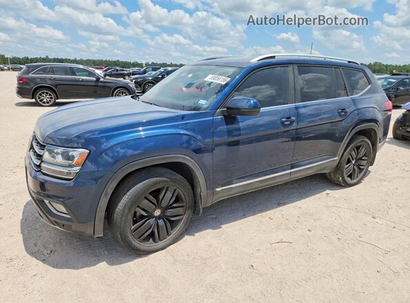 1V2ER2CAXKC519410 2019 VOLKSWAGEN ATLAS Blue Trasero izquierdo