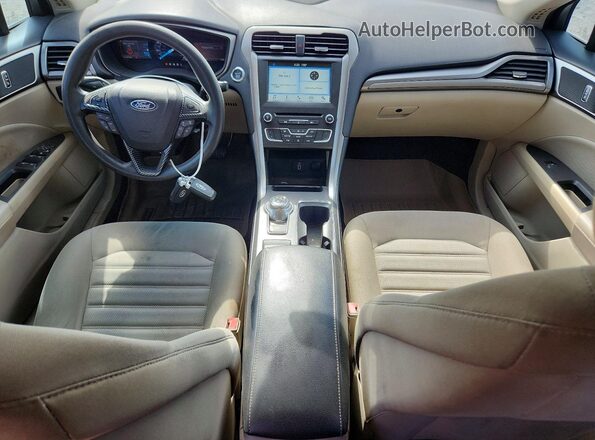 3FA6P0H72JR196540 2018 FORD FUSION Beige Սարքավորումների վահանակի տեսք