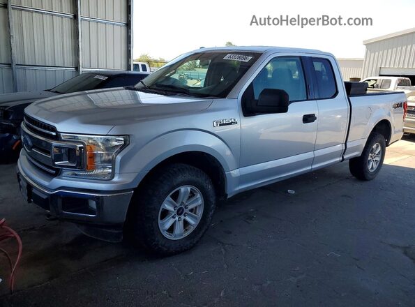 1FTFX1E58JKC65688 2018 FORD F150 Silver Trasero izquierdo