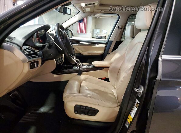 5UXKT0C56G0S75534 2016 BMW X5 Gray Vista del salpicadero
