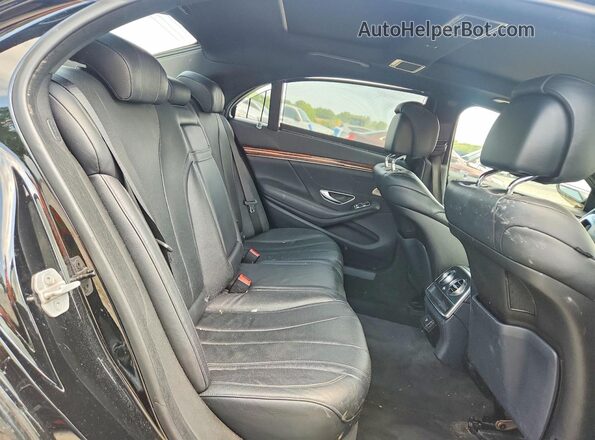 WDDUG8FB0GA232130 2016 MERCEDES-BENZ S Black უკანა სალონის ხედი