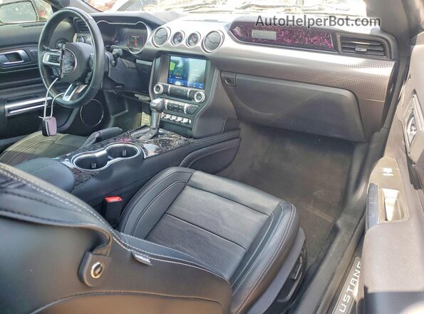 1FA6P8CF5N5112412 2022 FORD MUSTANG Black ძრავის განყოფილების ხედი