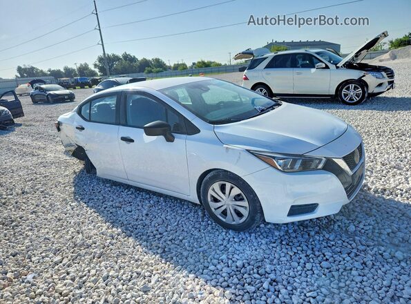 3N1CN8DV6ML887828 2021 NISSAN VERSA Белый Вид спереди