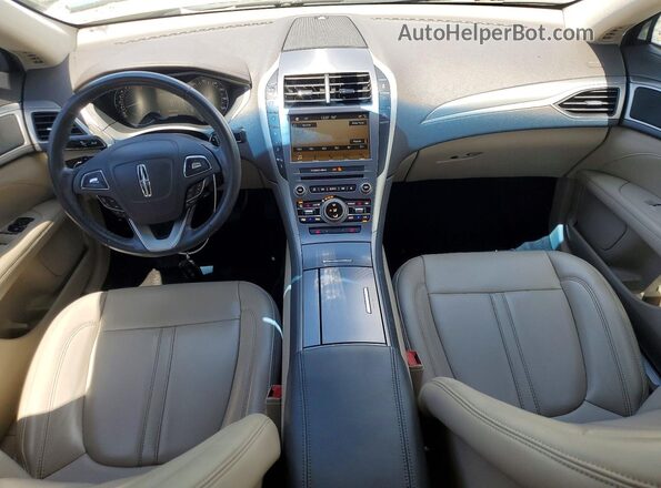 3LN6L5A98JR604291 2018 LINCOLN MKZ Cream Սարքավորումների վահանակի տեսք