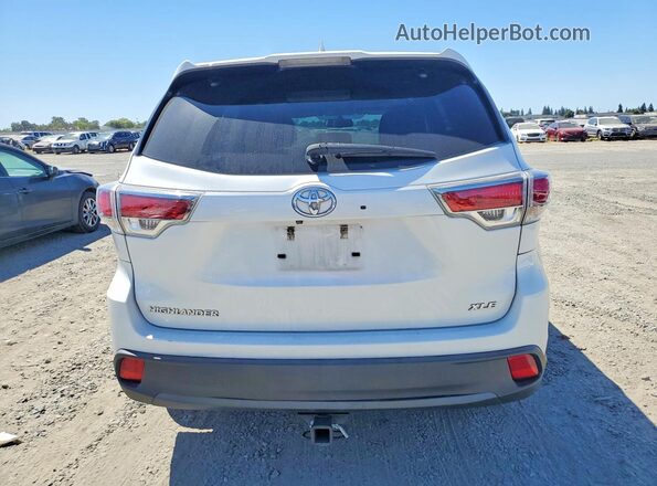 5TDKKRFH7GS182162 2016 TOYOTA HIGHLANDER White Սալոնի դիմացի տեսք