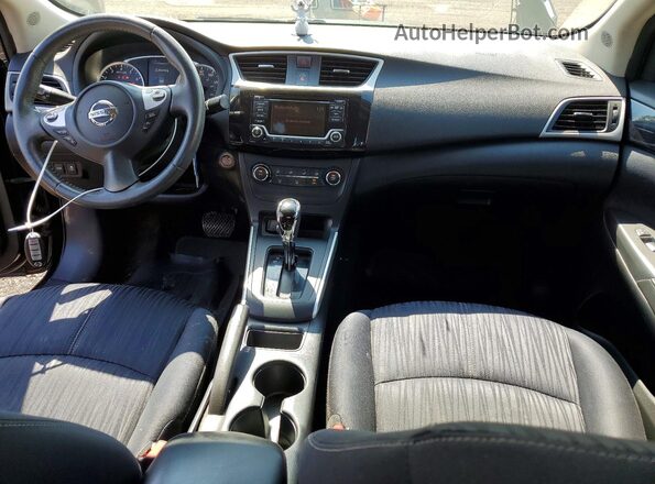 3N1AB7AP8GY260040 2016 NISSAN SENTRA Black Սարքավորումների վահանակի տեսք