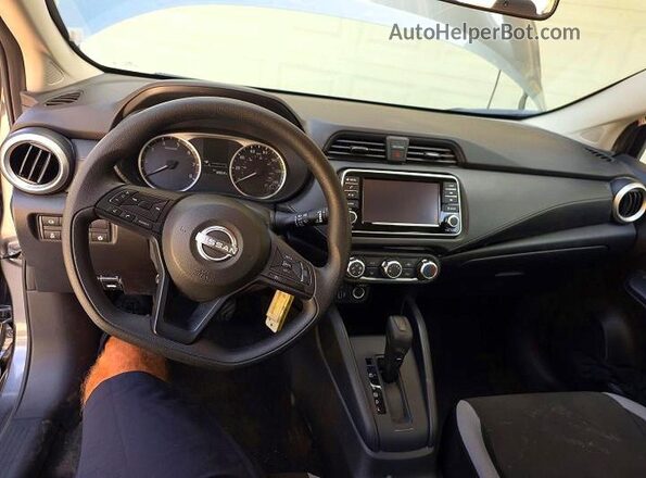 3N1CN8DV2SL880100 2025 NISSAN VERSA Gray Vista de los asientos traseros