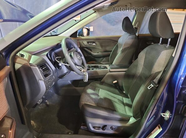 5N1BT3BB6PC844550 2023 NISSAN ROGUE Blue Dashboard view