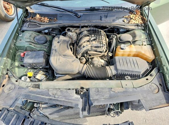 2C3CDZAG5MH596889 2021 DODGE CHALLENGER Green Շարժիչի բաժամունքի տեսք