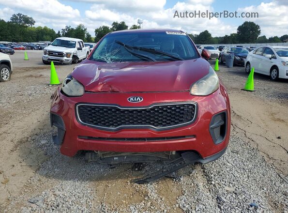 KNDPM3AC3H7296535 2017 KIA SPORTAGE Red უკანა ხედი
