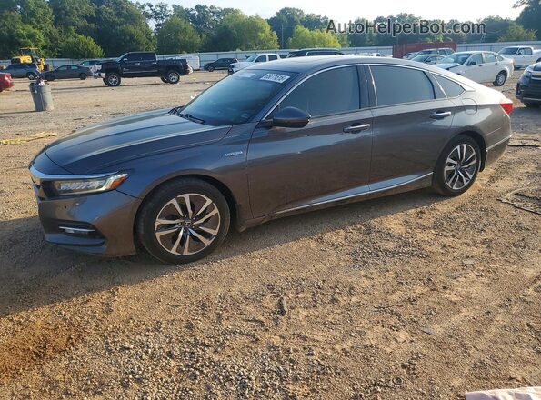 1HGCV3F92KA013997 2019 HONDA ACCORD Серый Задняя левая четверть