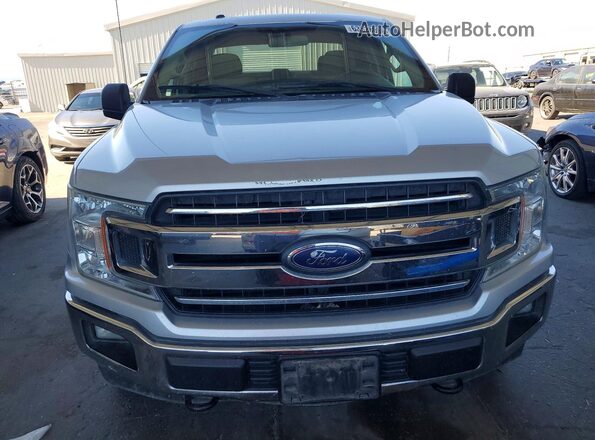 1FTFX1E58JKC65688 2018 FORD F150 Silver Vista trasera