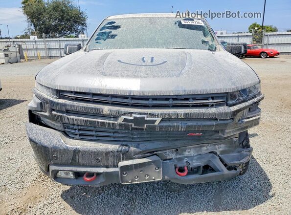 1GCUYFET7NZ164994 2022 CHEVROLET SILVERADO Gray Widok z tyłu