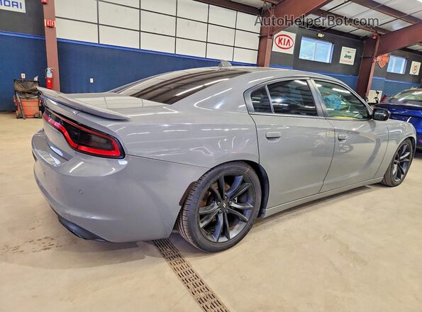 2C3CDXHG2HH581976 2017 DODGE CHARGER Серый Передняя правая четверть
