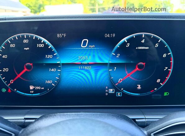 4JGFB4JB7LA139189 2020 MERCEDES-BENZ GLE-CLASS Black Вид щитка приладів