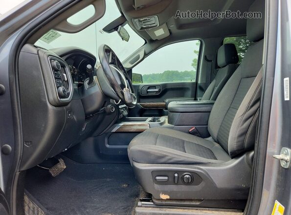 1GCPYFED3MZ422657 2021 CHEVROLET SILVERADO Gray Вид панелі приладів