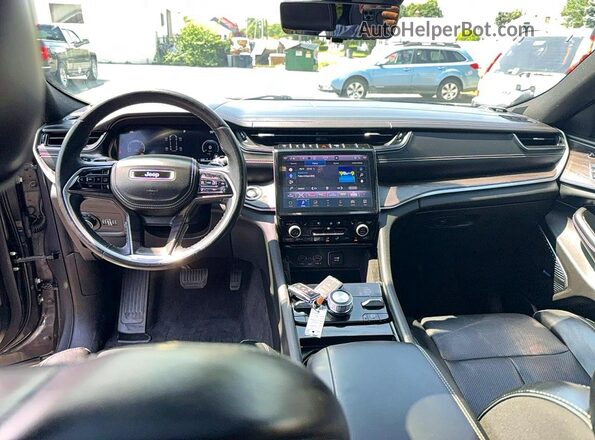 1C4RJHDG6N8621729 2022 JEEP GRAND Gray უკანა სავარძლების ხედი