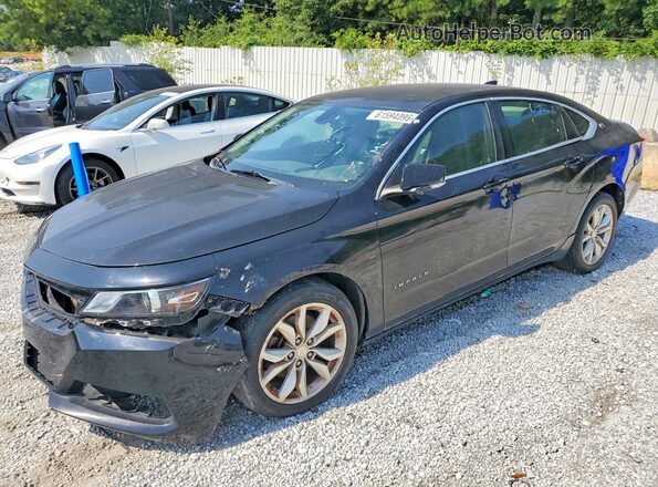 1G1105S37HU187484 2017 CHEVROLET IMPALA Черный Задняя левая четверть