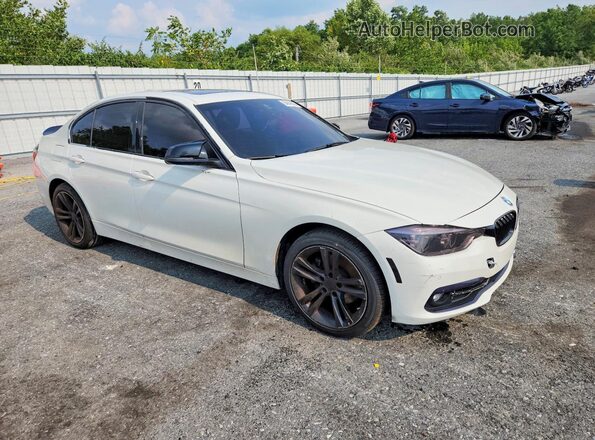 WBA8D9C58JA607906 2018 BMW 3 SERIES White Вид спереду