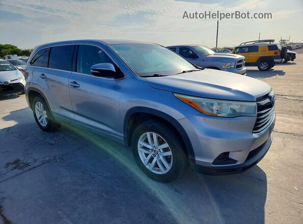 5TDZARFH9GS023158 2016 TOYOTA HIGHLANDER Silver Դիմացի տեսք