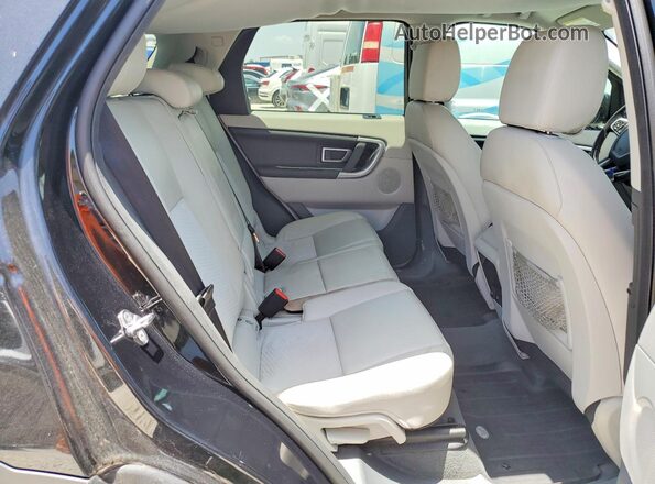 SALCP2FX6KH792516 2019 LAND ROVER DISCOVERY Black Widok wnętrza z tyłu