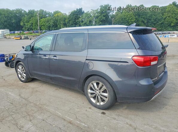 KNDME5C19G6171308 2016 KIA SEDONA Gray Задня права чверть