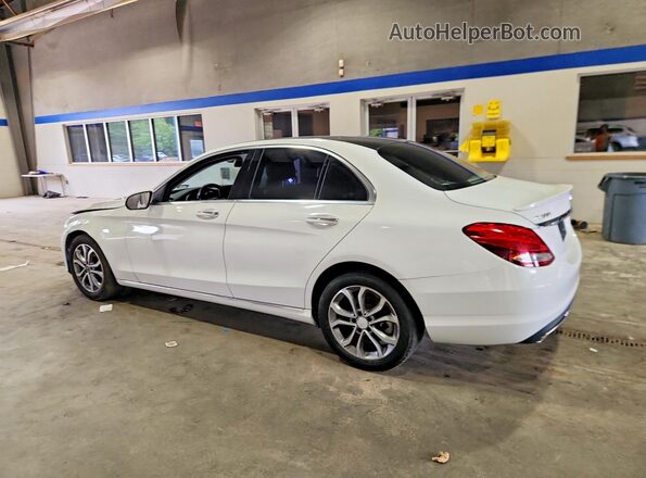 55SWF4KB3GU127074 2016 MERCEDES-BENZ C White უკანა მარჯვენა