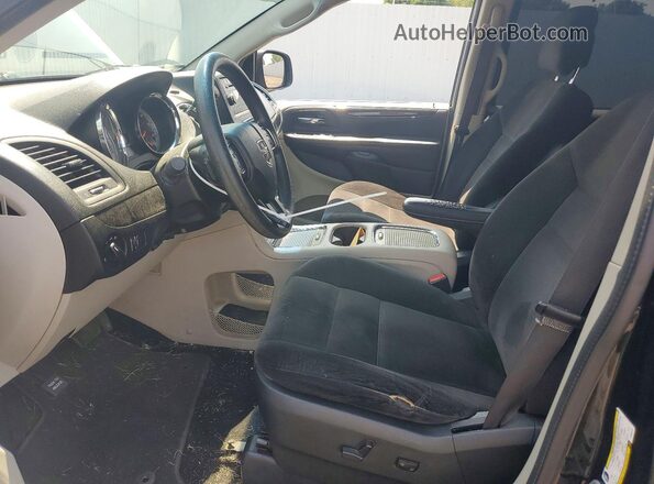 2C4RDGCG4GR380313 2016 DODGE CARAVAN Black Вид панелі приладів