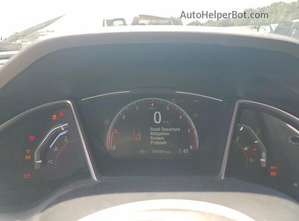 2HGFC2E81LH515568 2020 HONDA CIVIC Белый Вид задних сидений