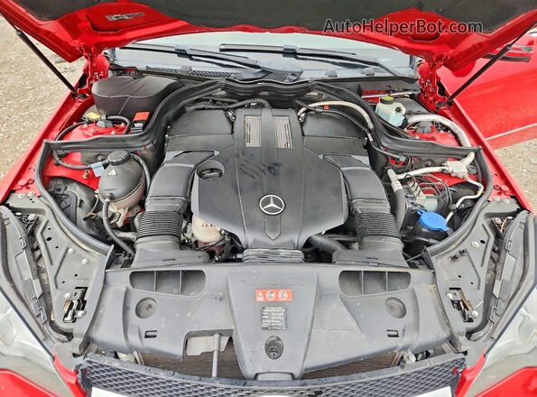 WDDKJ6FB0GF323799 2016 MERCEDES-BENZ E Red Vista del compartimento del motor