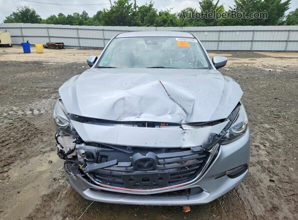 3MZBN1K77JM231354 2018 MAZDA 3 Silver Widok z tyłu