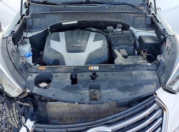 KM8SMDHF8HU223657 2017 HYUNDAI SANTA Белый Вид наклейки с VIN-кодом