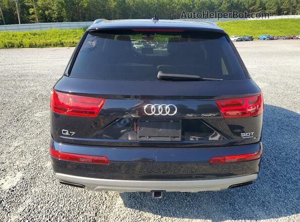 WA1VAAF72HD012419 2017 AUDI Q7 Black Front interior view