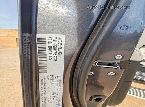 1C4SJVDT7NS127735 2022 JEEP WAGONEER Gray Սալոնի հետևի տեսք