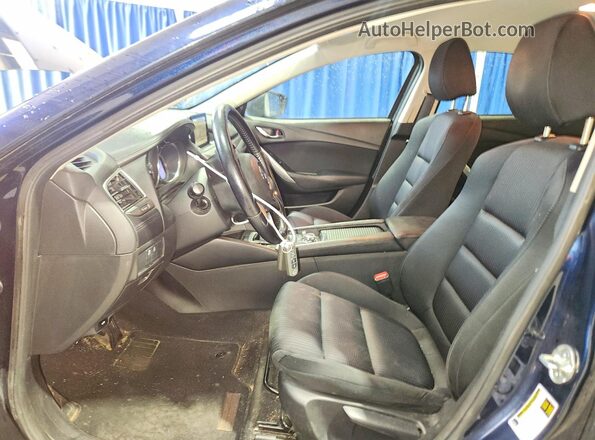 JM1GJ1U55G1473808 2016 MAZDA 6 Blue Առջևի վահանակի տեսք