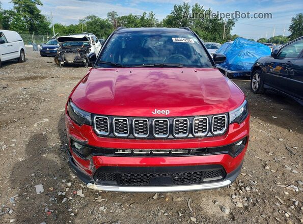 3C4NJDCNXST623407 2025 JEEP COMPASS Red Rear view