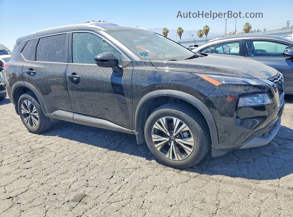 JN8BT3BA4NW043837 2022 NISSAN ROGUE Black წინა ხედი