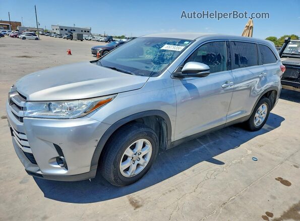 5TDZZRFH8KS295685 2019 TOYOTA HIGHLANDER Silver Задня ліва чверть