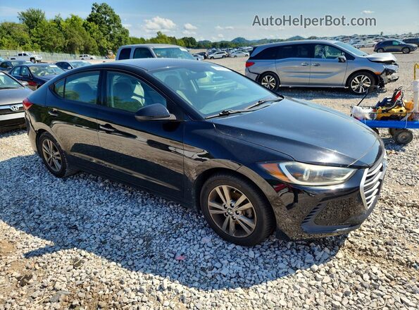 5NPD84LF8JH215101 2018 HYUNDAI ELANTRA Черный Вид спереди