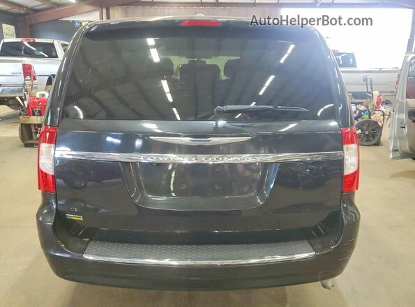 2C4RC1BGXGR289709 2016 CHRYSLER TOWN Black Widok wnętrza z przodu