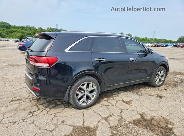5XYPKDA57JG406511 2018 KIA SORENTO Черный Передняя правая четверть