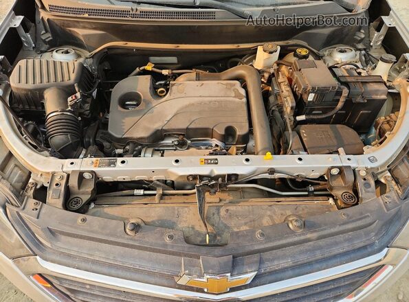 2GNAXJEV2J6314159 2018 CHEVROLET EQUINOX Silver Widok naklejki z numerem VIN