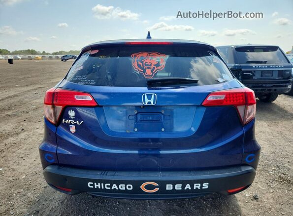 3CZRU5H50GM724748 2016 HONDA HR-V Blue Widok wnętrza z przodu