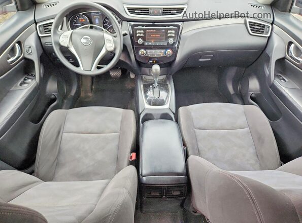 KNMAT2MV1GP717537 2016 NISSAN ROGUE Красный Вид щитка приборов
