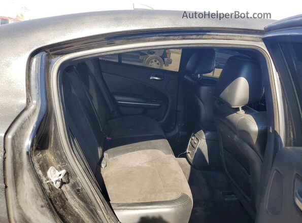 2C3CDXCT0GH159613 2016 DODGE CHARGER Черный Вид задней части салона