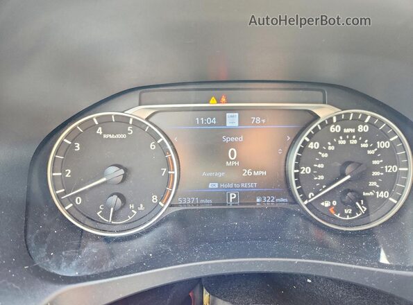 1N4BL4DV8RN416431 2024 NISSAN ALTIMA Gray Instrument cluster view